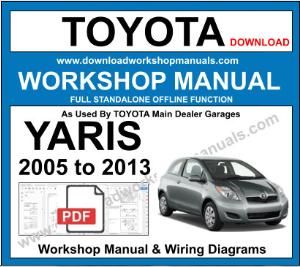 2009 toyota yaris repair manual download